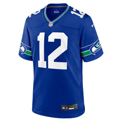 NFL 12s Seattle Seahawks Throwback Player Game Jersey - Royal