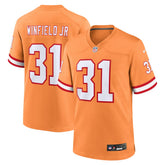 NFL Antoine Winfield Jr. Tampa Bay Buccaneers Throwback Game Jersey - Orange