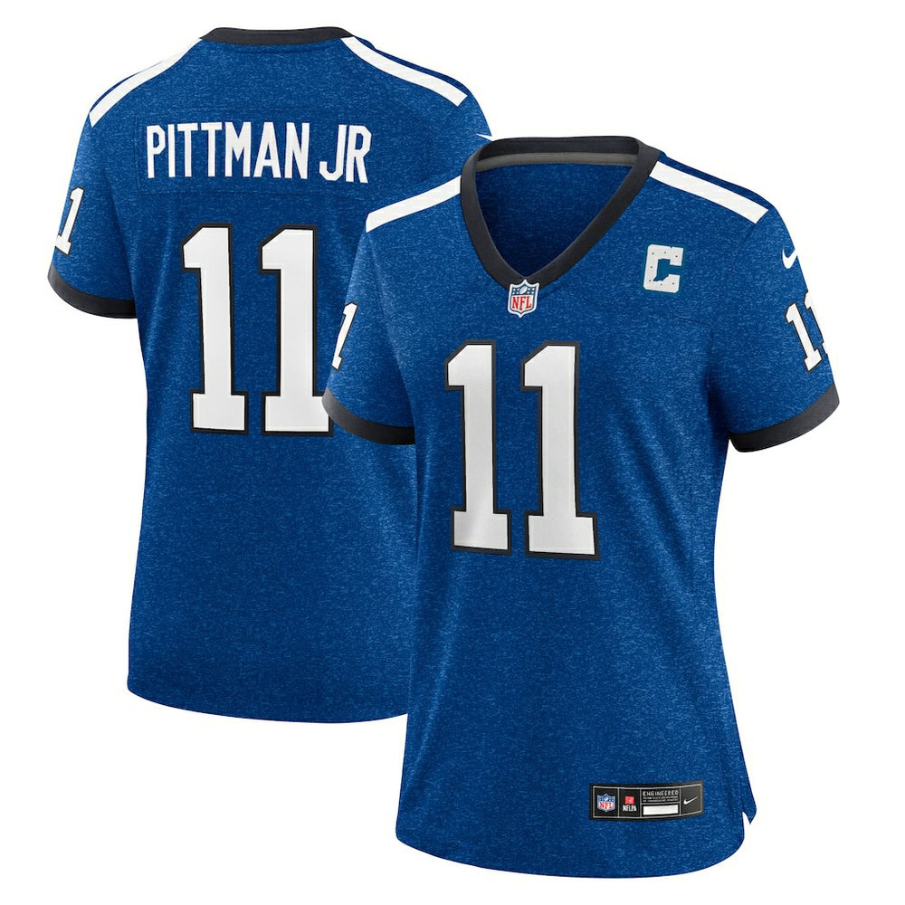 NFL Michael Pittman Jr. Indianapolis Colts Women's Indiana Nights Alternate Game Jersey - Royal
