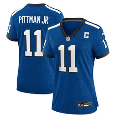 NFL Michael Pittman Jr. Indianapolis Colts Women's Indiana Nights Alternate Game Jersey - Royal