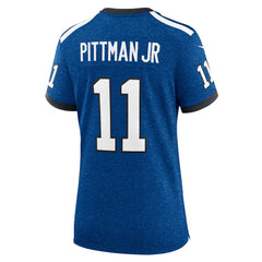 NFL Michael Pittman Jr. Indianapolis Colts Women's Indiana Nights Alternate Game Jersey - Royal