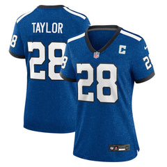 NFL Jonathan Taylor Indianapolis Colts Women's Indiana Nights Alternate Game Jersey - Royal