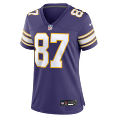NFL T.J. Hockenson Minnesota Vikings Women's Player Jersey - Purple