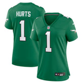 NFL Jalen Hurts Philadelphia Eagles Women's Game Player Jersey - Kelly Green