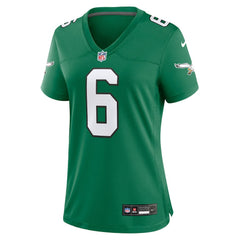NFL DeVonta Smith Philadelphia Eagles Women's Player Jersey - Kelly Green