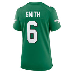 DeVonta Smith Philadelphia Eagles Women's Player Jersey Kelly Green