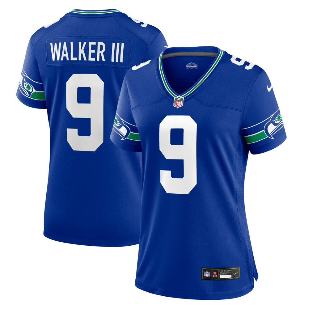 NFL Kenneth Walker III Seattle Seahawks Women's Player Jersey - Royal