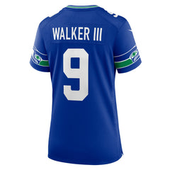 NFL Kenneth Walker III Seattle Seahawks Women's Player Jersey - Royal
