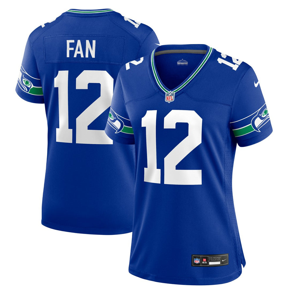 NFL 12s Seattle Seahawks Women's Player Jersey - Royal