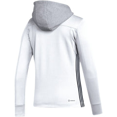 NHL Los Angeles Kings adidas Women's Refresh Skate Lace AEROREADY Pullover Hoodie - White