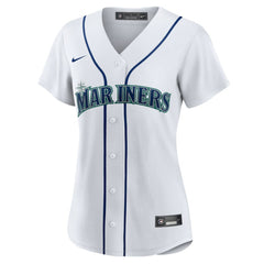 MLB Julio Rodriguez Seattle Mariners Nike Women's Home Replica Player Jersey - White