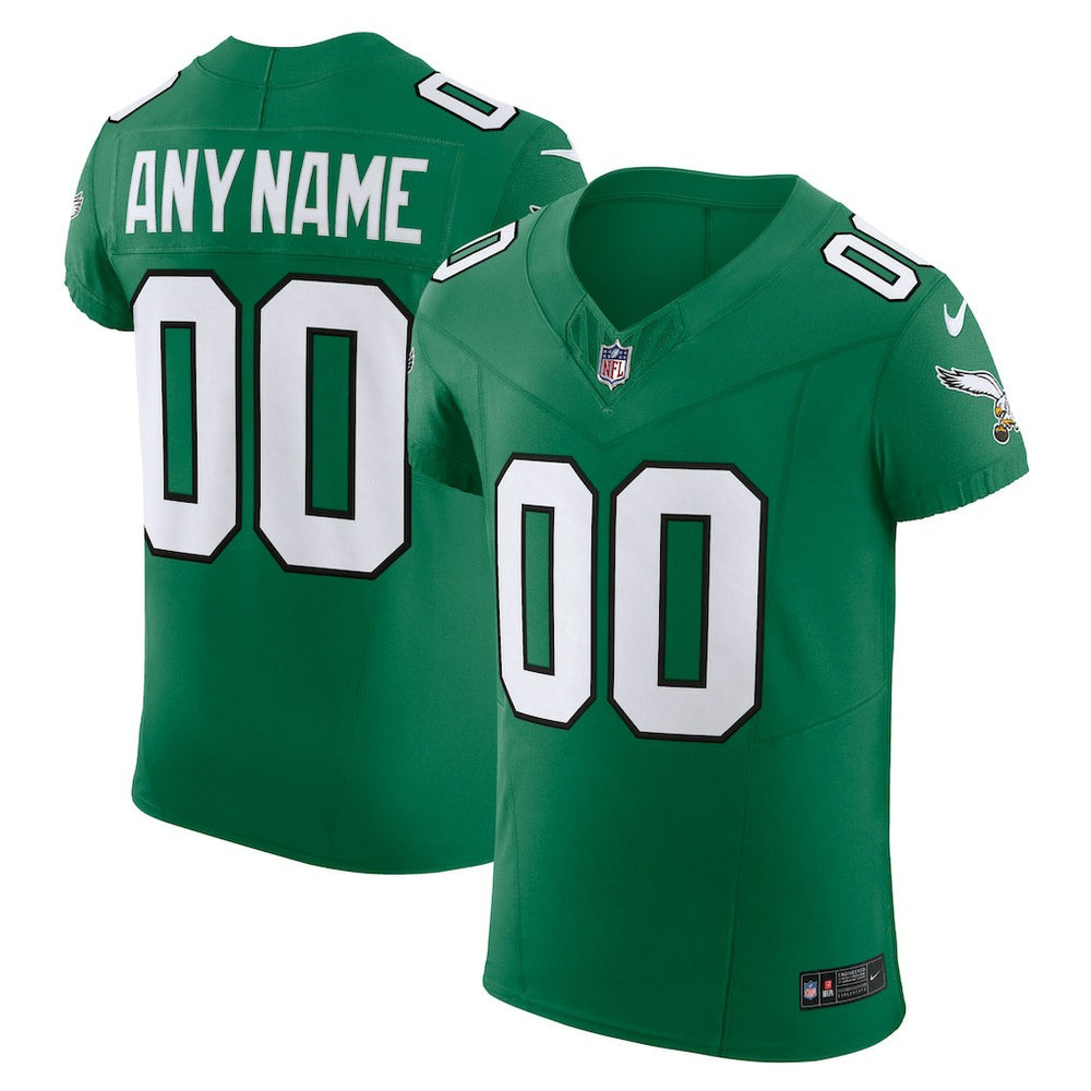 NFL Philadelphia Eagles 2nd Alternate Vapor F.U.S.E. Elite Custom Jersey - Kelly Green