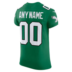 NFL Philadelphia Eagles 2nd Alternate Vapor F.U.S.E. Elite Custom Jersey - Kelly Green