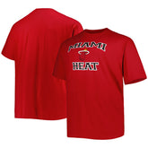 Miami Heat Big & Tall Heart & Soul T-Shirt Red