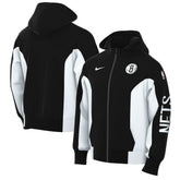 Brooklyn Nets 2023/24 Authentic Showtime Full-Zip Hoodie Black