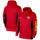 Atlanta Hawks 2023/24 Authentic Showtime Full-Zip Hoodie Red
