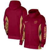 Cleveland Cavaliers 2023/24 Authentic Showtime Full-Zip Hoodie Wine