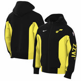 Utah Jazz 2023/24 Authentic Showtime Full-Zip Hoodie Black