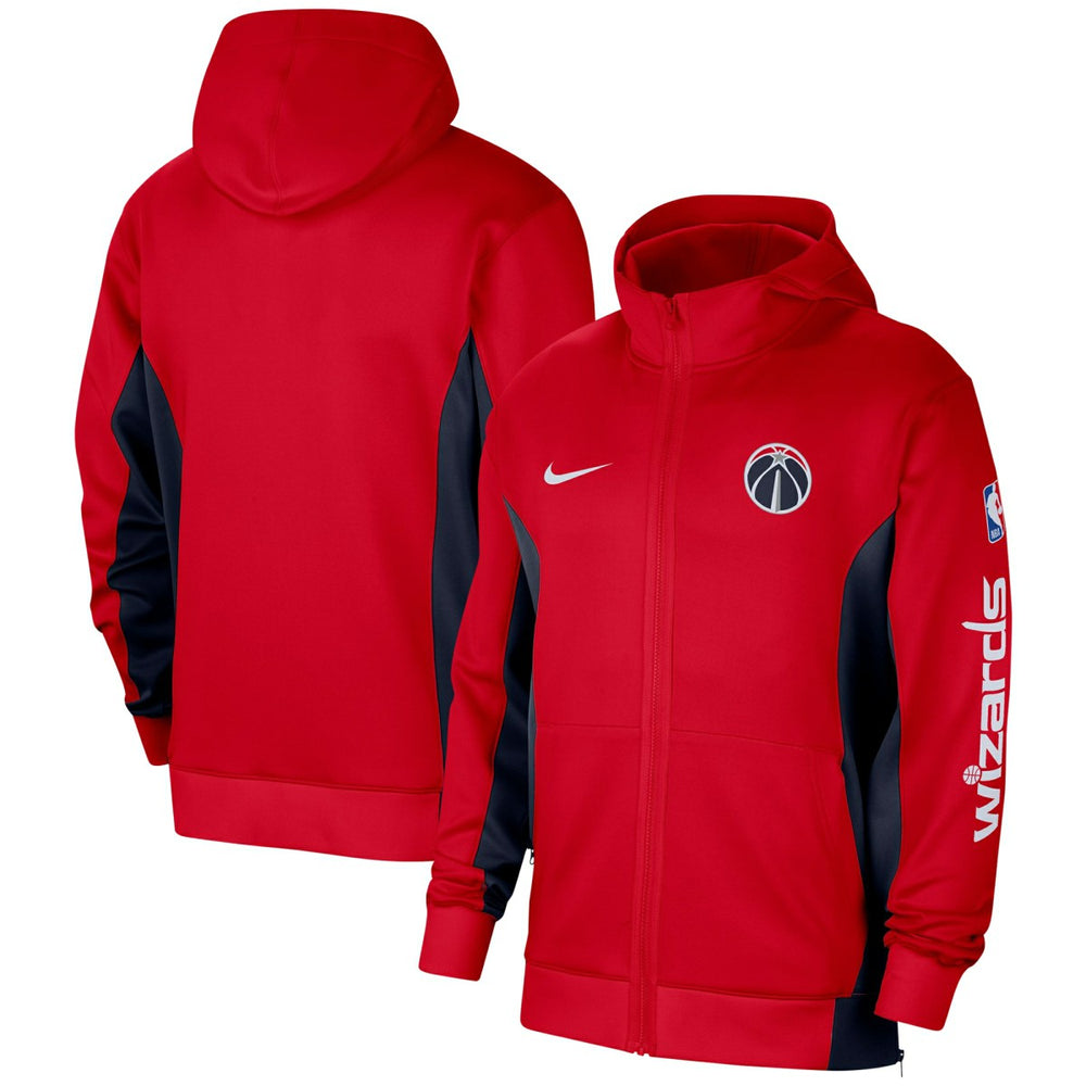 Washington Wizards 2023/24 Authentic Showtime Full-Zip Hoodie Red