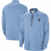 Memphis Grizzlies Authentic Performance Half-Zip Jacket Light Blue