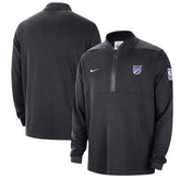 Sacramento Kings Authentic Performance Half-Zip Jacket Black