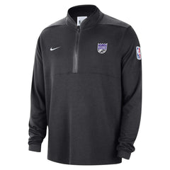 Sacramento Kings Authentic Performance Half-Zip Jacket Black