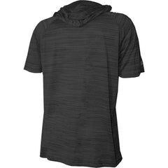 San Francisco Giants Stitches Youth Raglan Short Sleeve Pullover Hoodie - Heather Black Hoodies