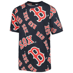 Boston Red Sox Stitches Youth Allover Team T-Shirt - Navy T-shirts