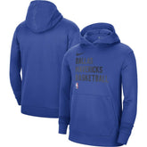 Dallas Mavericks Unisex 2023/24 Performance Spotlight On-Court Practice Pullover Hoodie Royal