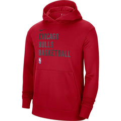 Chicago Bulls Unisex 2023/24 Performance Spotlight On-Court Practice Pullover Hoodie Red