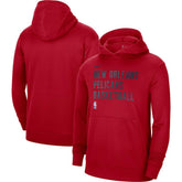 New Orleans Pelicans Unisex 2023/24 Performance Spotlight On-Court Practice Pullover Hoodie Red