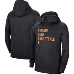 Phoenix Suns Unisex 2023/24 Performance Spotlight On-Court Practice Pullover Hoodie Black