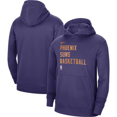 Phoenix Suns Unisex 2023/24 Performance Spotlight On-Court Practice Pullover Hoodie Purple