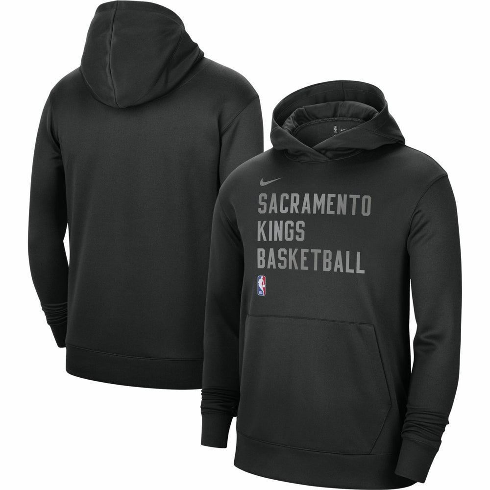 Sacramento Kings Unisex 2023/24 Performance Spotlight On-Court Practice Pullover Hoodie Black