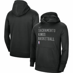 Sacramento Kings Unisex 2023/24 Performance Spotlight On-Court Practice Pullover Hoodie Black