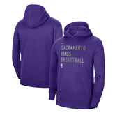Sacramento Kings Unisex 2023/24 Performance Spotlight On-Court Practice Pullover Hoodie Purple