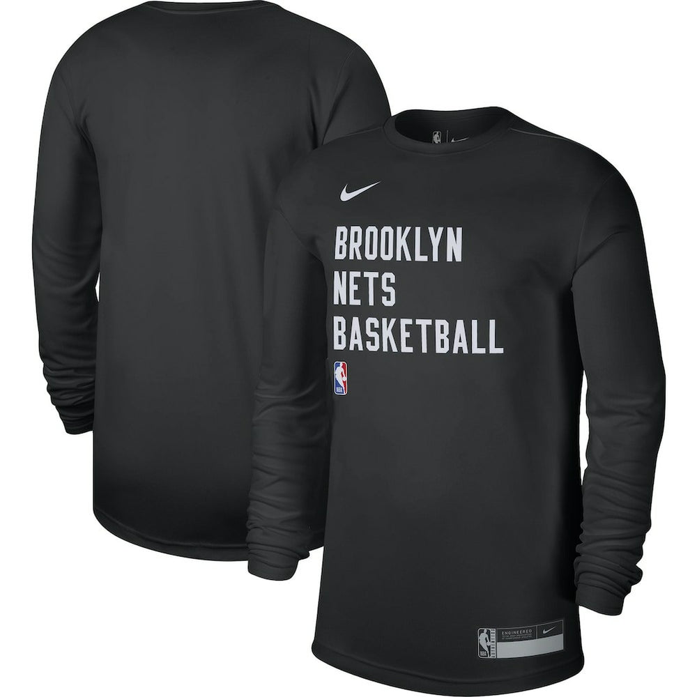 Brooklyn Nets Unisex 2023/24 Legend On-Court Practice Long Sleeve T-Shirt Black