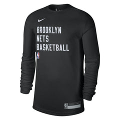 Brooklyn Nets Unisex 2023/24 Legend On-Court Practice Long Sleeve T-Shirt Black
