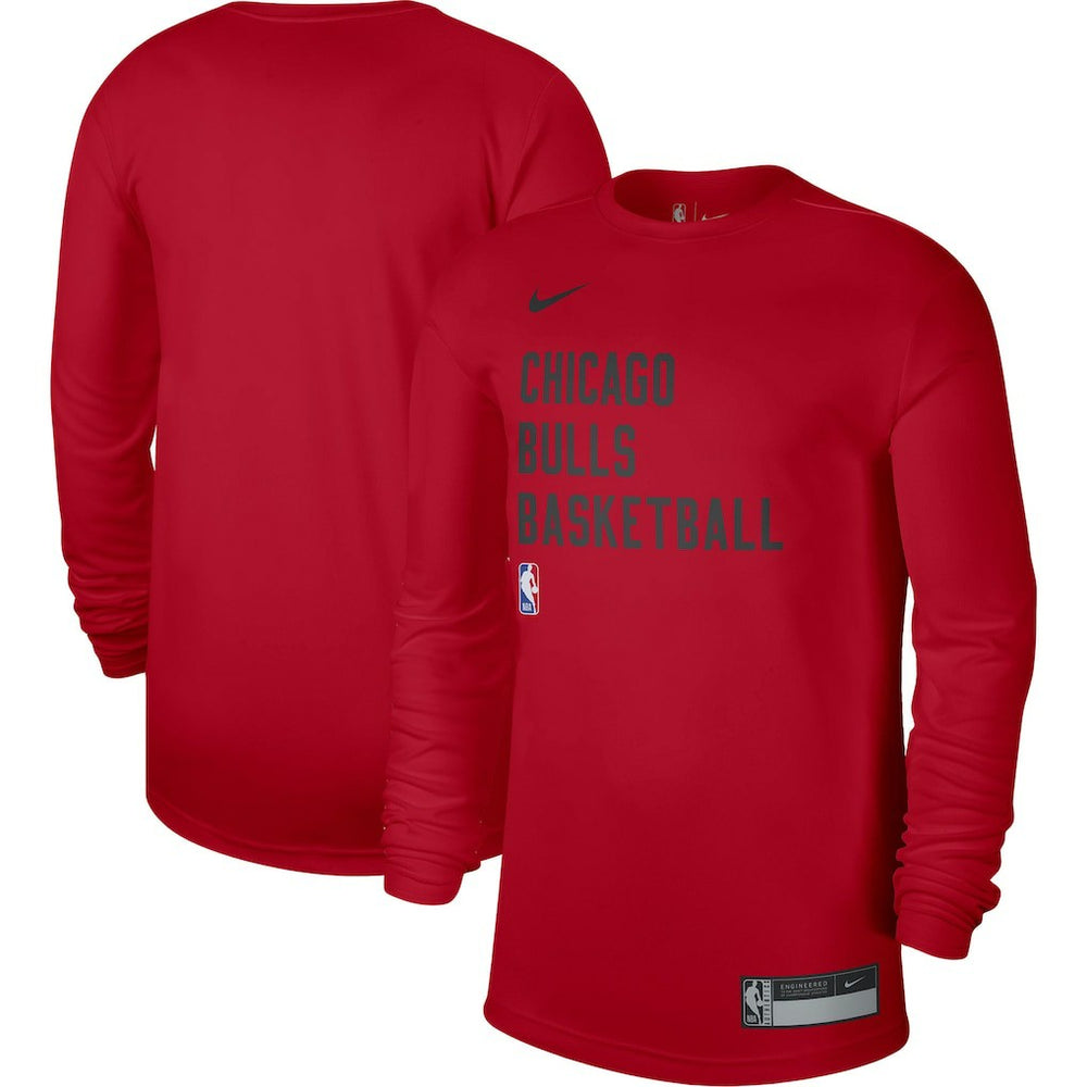 Chicago Bulls Unisex 2023/24 Legend On-Court Practice Long Sleeve T-Shirt Red