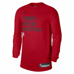 Toronto Raptors Unisex 2023/24 Legend On-Court Practice Long Sleeve T-Shirt Red