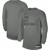 Utah Jazz Unisex 2023/24 Legend On-Court Practice Long Sleeve T-Shirt Heather Gray