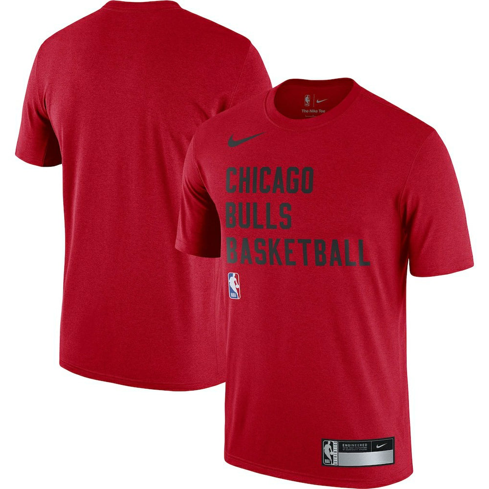 Chicago Bulls 2023/24 Sideline Legend Performance Practice T-Shirt Red