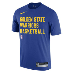 Golden State Warriors 2023/24 Sideline Legend Performance Practice T-Shirt Royal