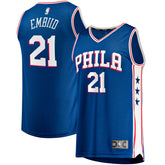 NBA Joel Embiid Philadelphia 76ers Big & Tall Fast Break Player Jersey - Royal - Icon Edition