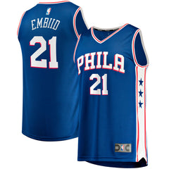 NBA Joel Embiid Philadelphia 76ers Big & Tall Fast Break Player Jersey - Royal - Icon Edition