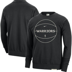 Golden State Warriors 2023/24 Authentic Standard Issue Travel Performance Pullover Sweatshirt Black