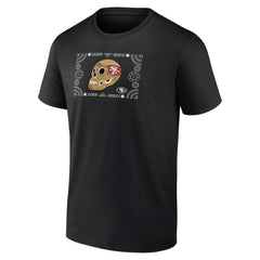 San Francisco 49ers Sugar Skull T-Shirt Black