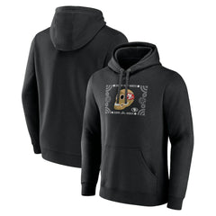 San Francisco 49ers Sugar Skull Pullover Hoodie Black