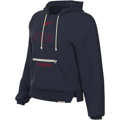 Philadelphia 76ers Women's Courtside Standard Issue Performance Pullover Hoodie Navy