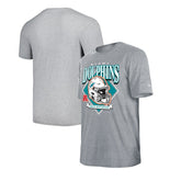 Miami Dolphins New Era Team Logo T-Shirt Gray